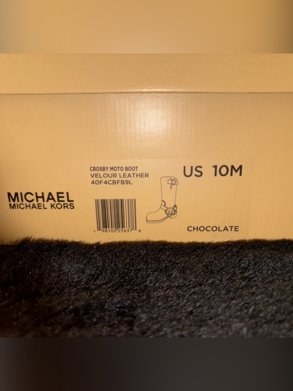 Michael Kors Crosby Suede Moto Boot - Picture 6 of 6